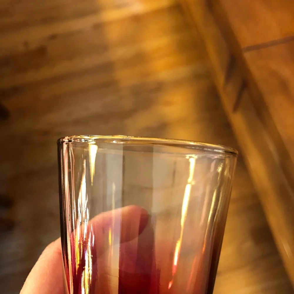 Elegant Ombre Glass Pitcher and Tumbler Set - Picture 5 of 13